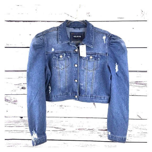 puff sleeve denim jacket rue 21